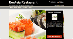 Desktop Screenshot of eurasia-restaurant.com